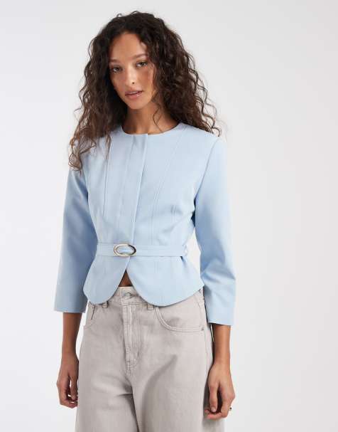ASOS DESIGN - Blazer coupe épurée à épaules arrondies - view 1