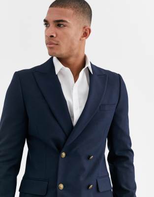 blazer bouton doré homme