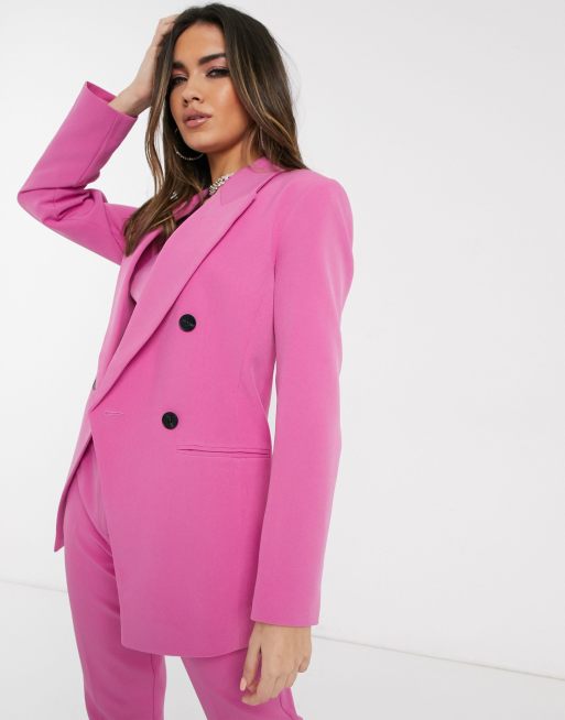 ASOS DESIGN - Abito rosa acceso, 2 di 3