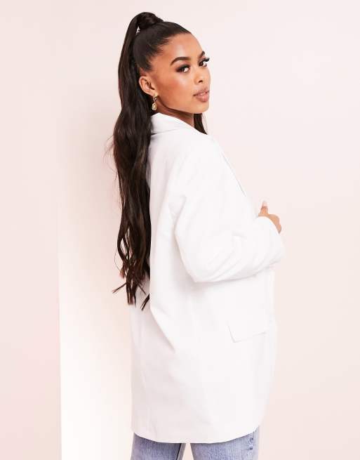 ASOS DESIGN - Blazer da smoking avorio, 2 di 4