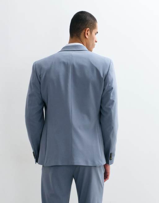 ASOS DESIGN - Blazer de costume ajusté - Bleu clair, 5 de 5
