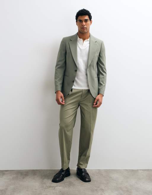 ASOS DESIGN blazer de costume ajusté en kaki, 2 de 5