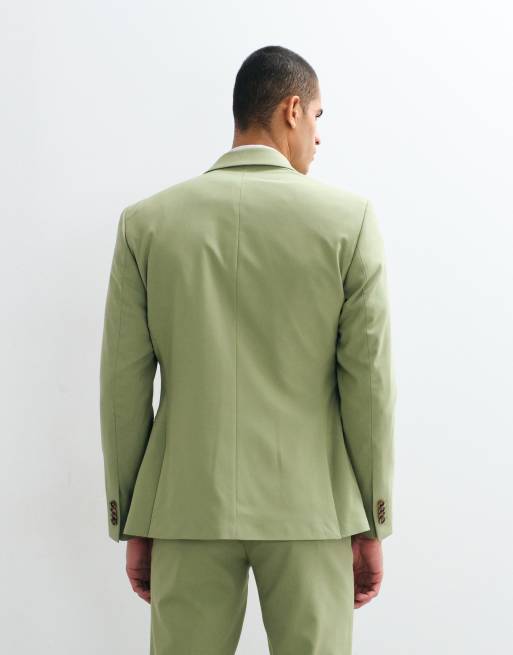 ASOS DESIGN - Blazer de costume ajusté - Vert, 3 de 5