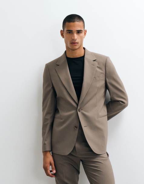 ASOS DESIGN blazer de costume slim marron - view 1