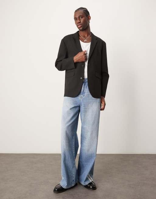 ASOS DESIGN - Blazer fluide oversize - Noir, 2 de 5