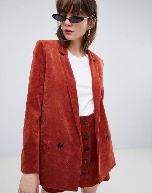 ASOS DESIGN blazer in cord