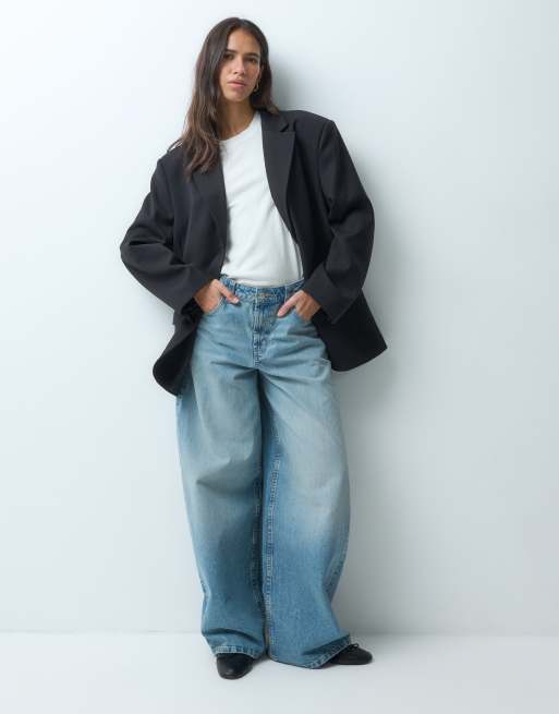 ASOS DESIGN blazer oversize ajusté noir, 3 de 4