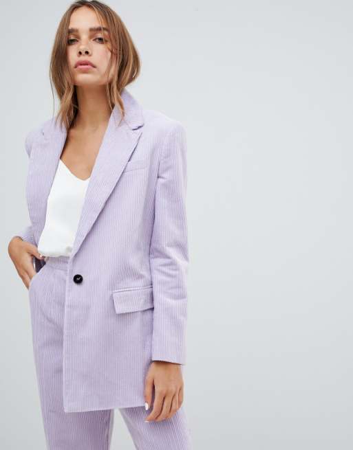 ASOS DESIGN - Abito lilla a coste, 2 di 3