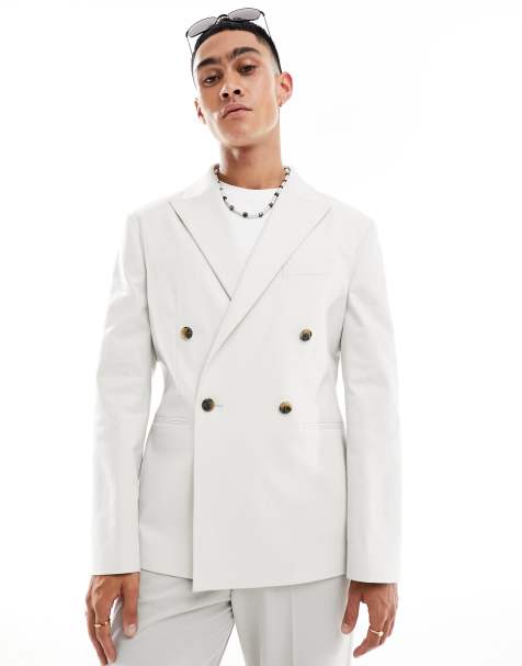 ASOS DESIGN - Blazer slim fit grigio colomba - view 1