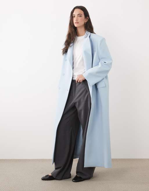 ASOS DESIGN - Blazer taglio maschile oversize blu