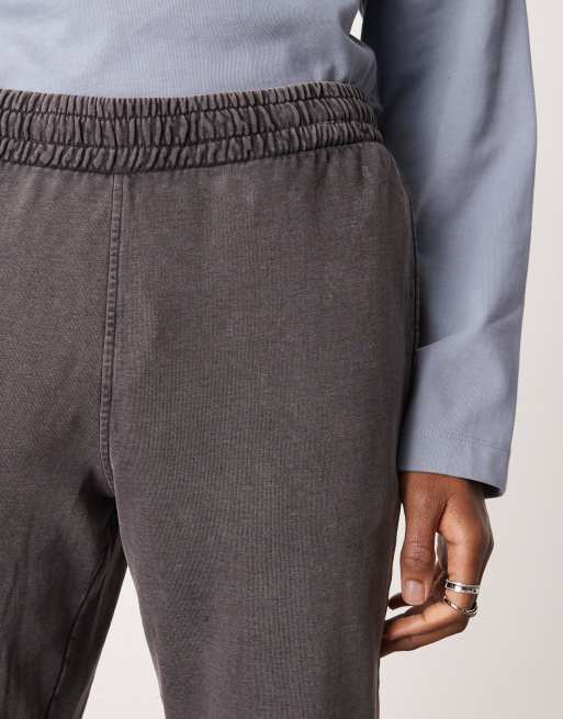 ASOS DESIGN – Blekgrå mjukisbyxor med raka ben, 3 av 5