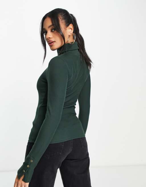 Asos best sale green top