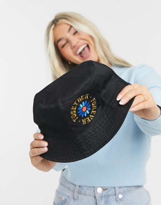 ASOS DESIGN - Bøllehat med 'Together'-logo i kanvas, 4 af 4