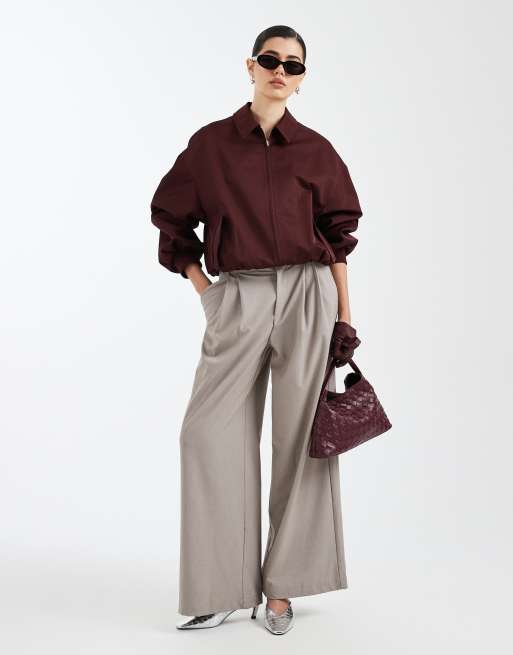 ASOS DESIGN - Blommefarvet oversized bomber-jakke, 2 af 4