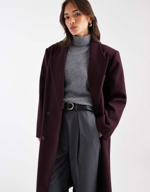 ASOS DESIGN - Blommefarvet oversized dad-frakke, 2 af 4