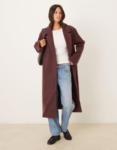 ASOS DESIGN - Blommefarvet pull-on-overfrakke - view 1