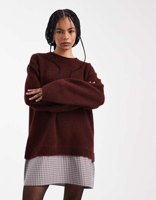 ASOS DESIGN - Blommefarvet strikket sweaterkjole, 2 af 4