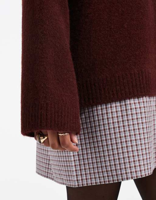 ASOS DESIGN - Blommefarvet strikket sweaterkjole, 3 af 4