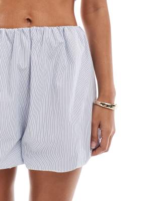 ASOS DESIGN bloomer short in stripes
