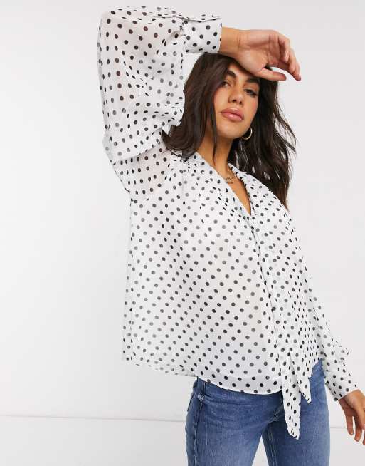 Blouse transparente a discount pois