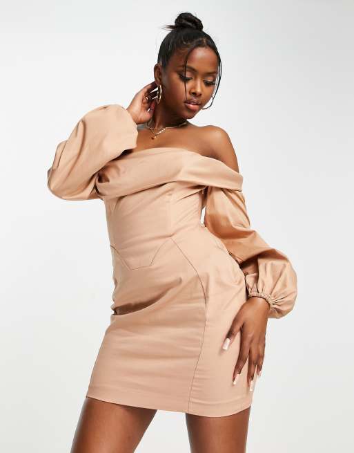 Asos best sale mink dress