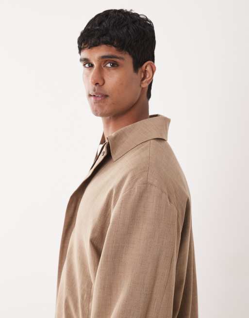 ASOS DESIGN - Blouson d'ensemble plissé élégant - Beige, 5 de 5
