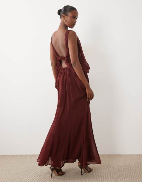 formal brown long dress Dresses & Gowns | Chocolate & Light Brown Dress style:DRESS WITH BOLERO black sequin dress by v27 price off a cowl neck and