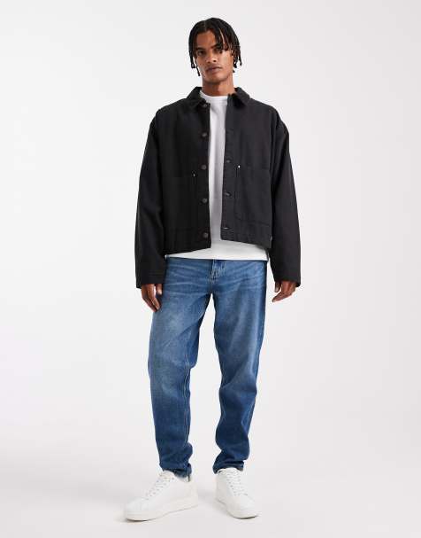 ASOS DESIGN - Blouson Harrington avec doublure matelassée - Noir - view 1
