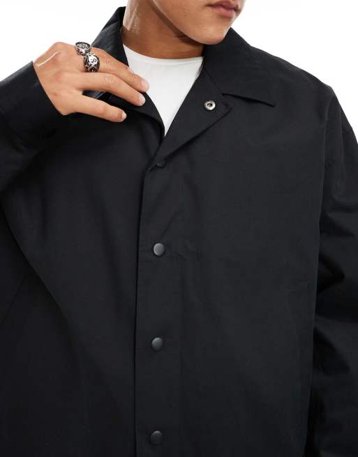 ASOS DESIGN - Blouson Harrington court - Noir, 2 de 4