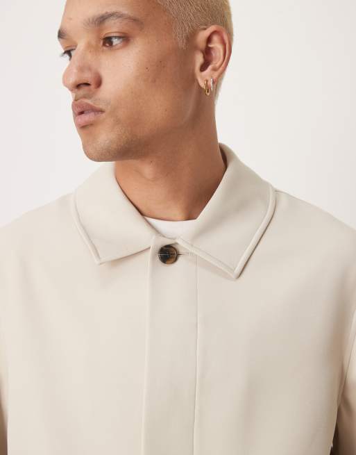 ASOS DESIGN - Blouson Harrington d'ensemble élégant en sergé - Taupe, 3 de 4