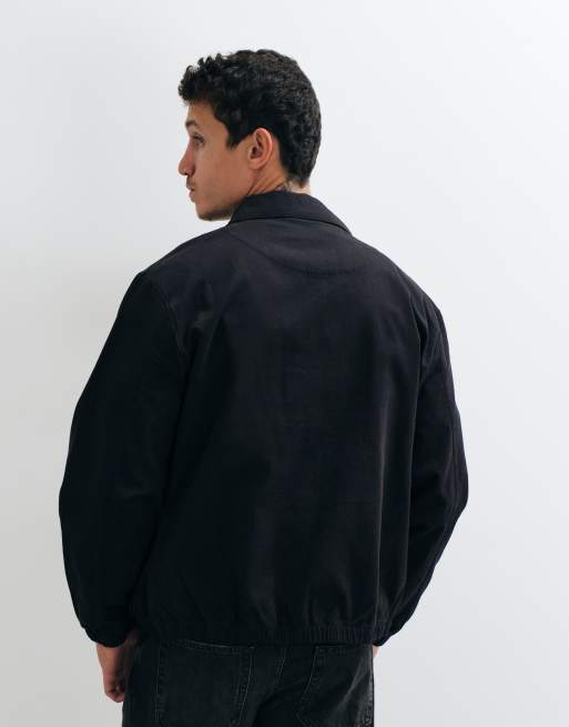 ASOS DESIGN - Blouson harrington en coton - Noir, 5 de 5