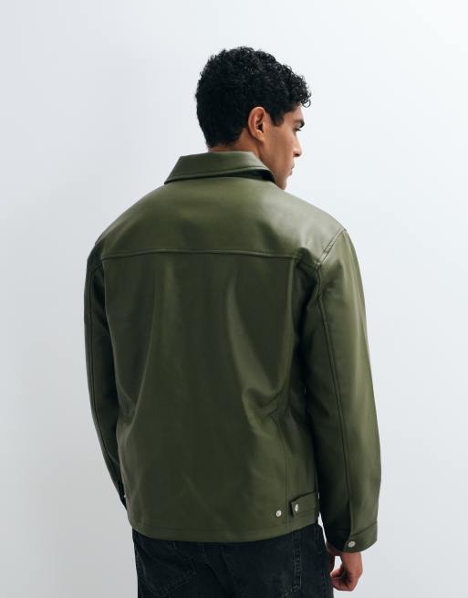 ASOS DESIGN blouson Harrington kaki, 4 de 5