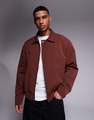 ASOS DESIGN - Blouson Harrington léger - Rouille - view 1