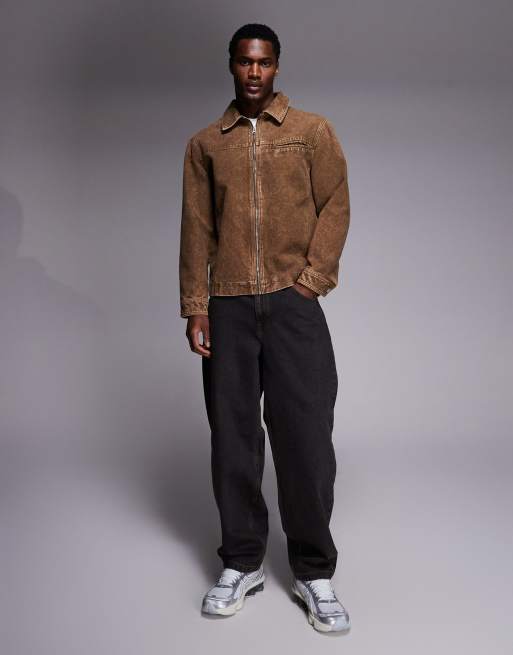 ASOS DESIGN - Blouson Harrington - Marron délavé, 2 de 5