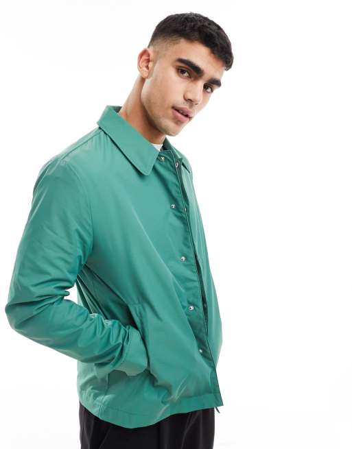 ASOS DESIGN - Blouson Harrington - Vert