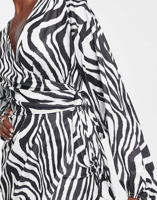 Asos zebra outlet print