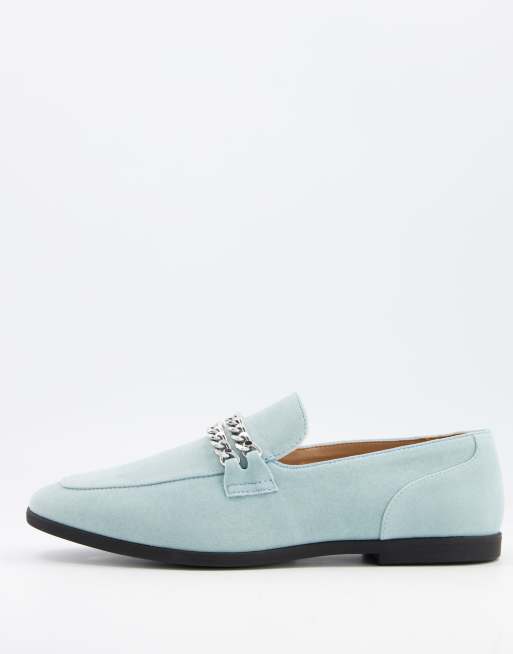 Asos blue suede sales shoes