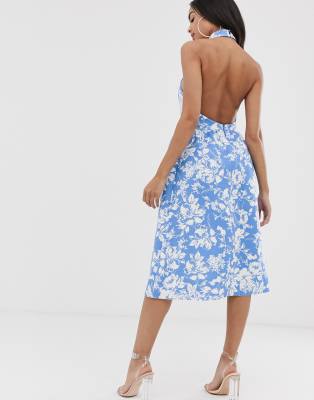 asos floral skater dress