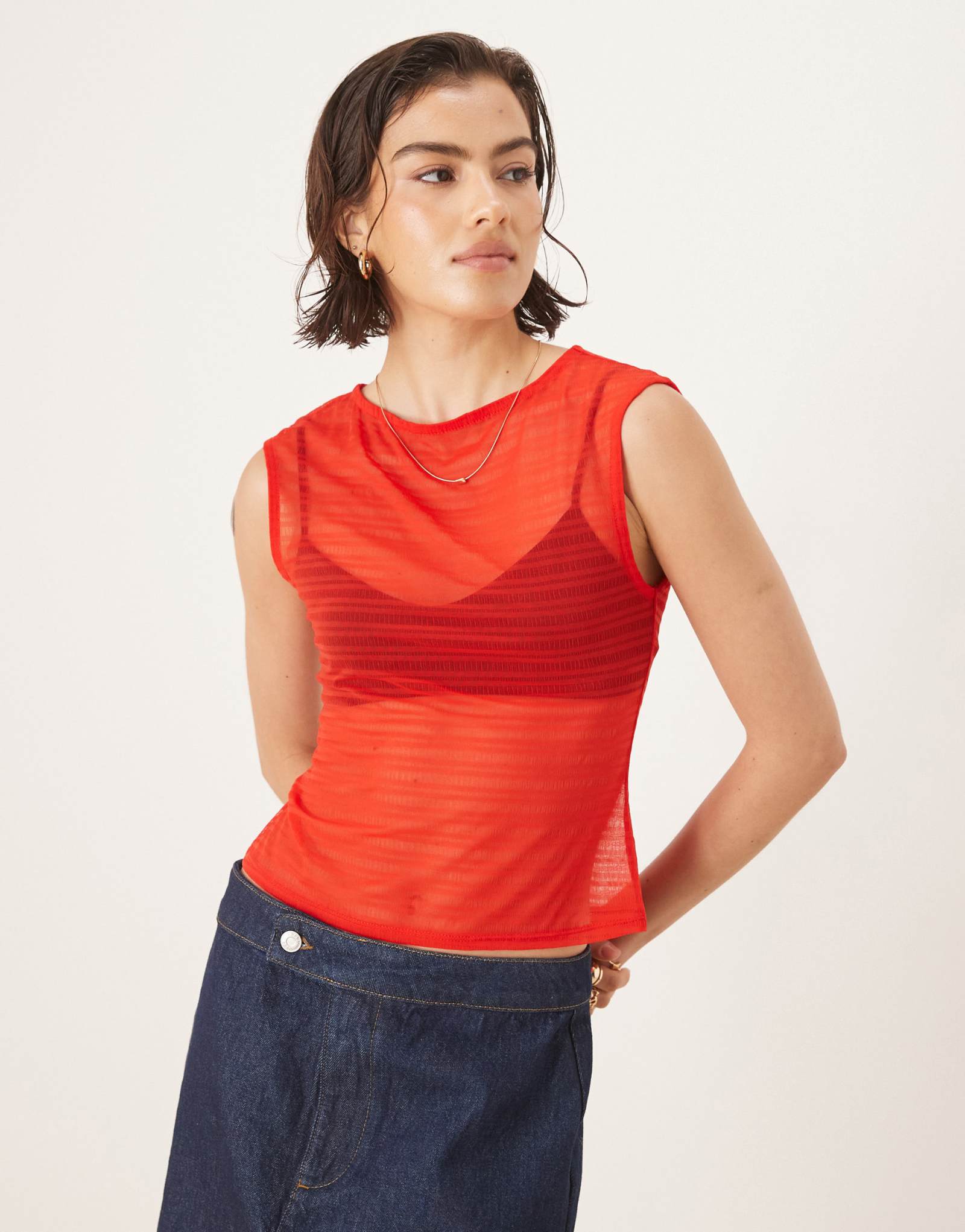 Топ ASOS DESIGN красный