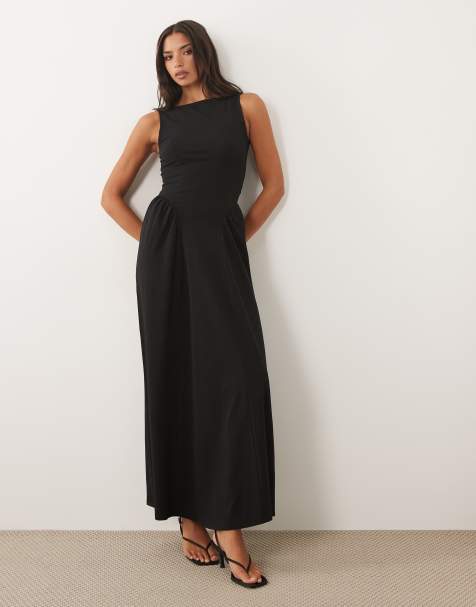 Black Midi Cocktail Dresses | Shop at ASOS