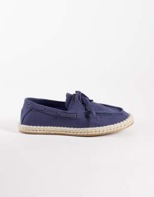  boat shoe espadrilles  canvas