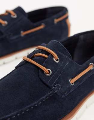 asos navy shoes