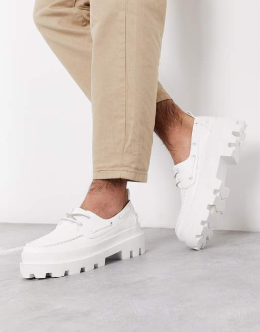 Asos white best sale slip on shoes