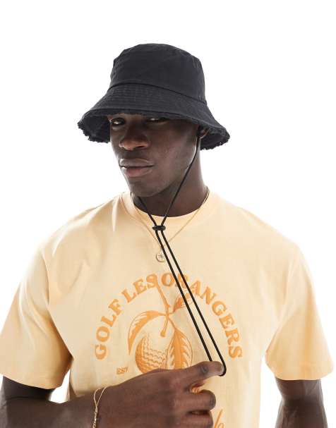 ASOS DESIGN - Bob à bords effilochés - Noir - view 1