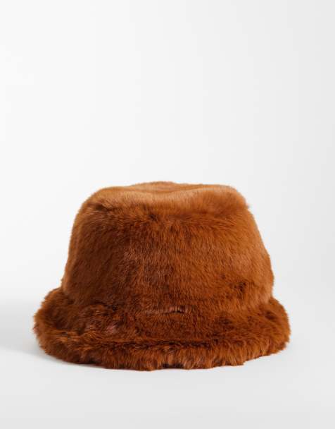 ASOS DESIGN - Bob en fausse fourrure - Orange - view 1