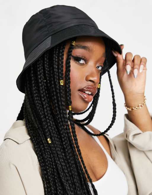 ASOS DESIGN - Bob en nylon - Noir