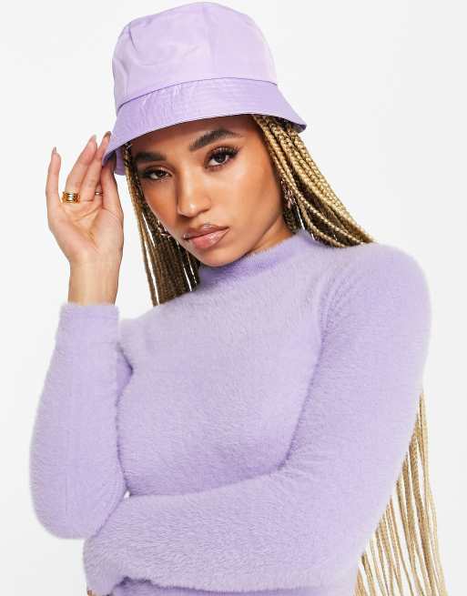 ASOS DESIGN - Bob imitation en nylon - Lilas