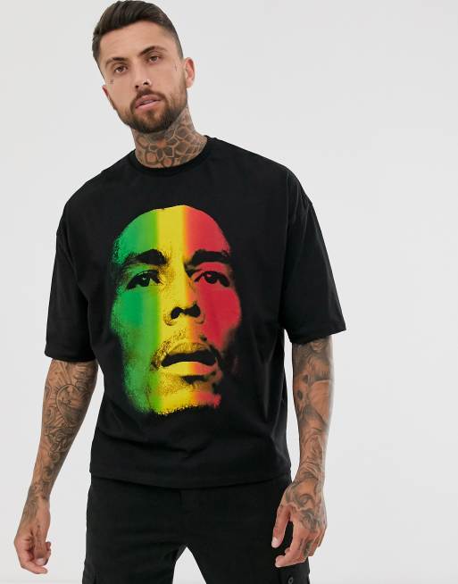 Bob Marley Oversized Crew Neck Sweatshirt