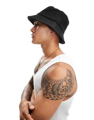 ASOS DESIGN - Bob textur - Noir - Asos Design - Modalova