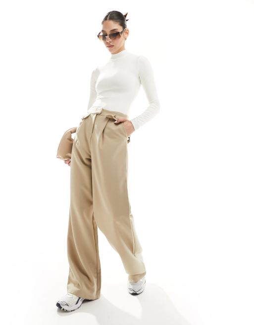 ASOS DESIGN - Body accollato a maniche lunghe sinuoso bianco a doppio strato, 2 di 4